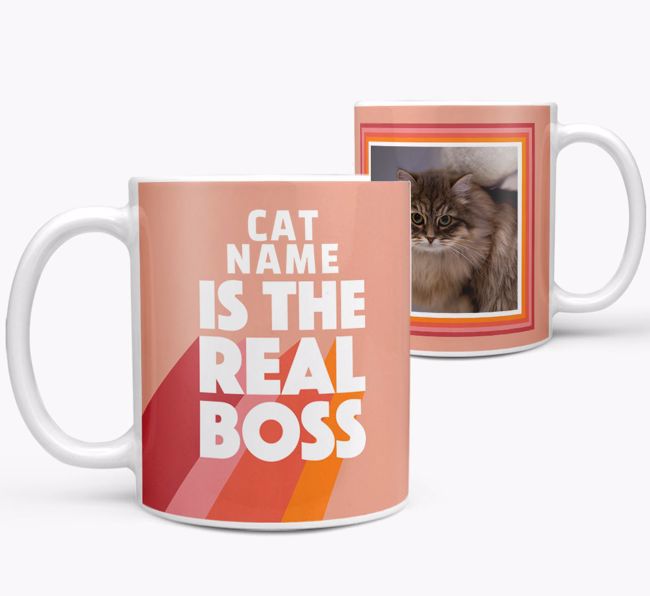 'Real Boss' - {breedCommonName} Photo Upload Mug